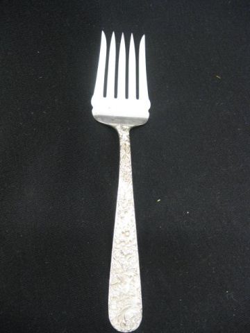 S. Kirk & Son Repousse Buffet Fork