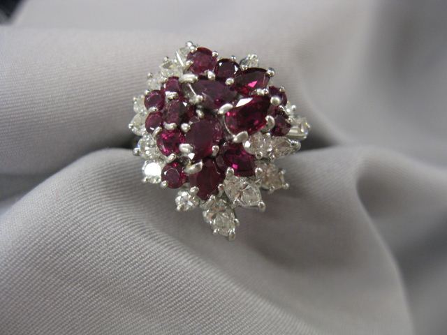 Platinum Ruby Diamond Ring 21 14af99