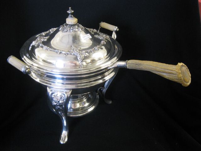 Silverplate Chafing Dish on Stand