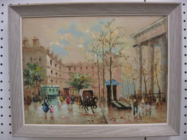 Antonio DeVity Oil Paris Street 14b002