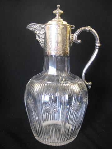 Cut Crystal Silverplate Claret 14affa