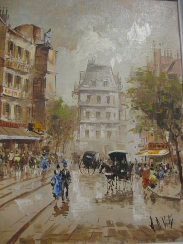 Antonio DeVity Oil Paris Street