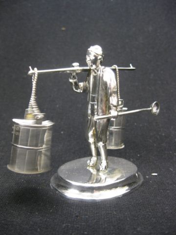 Japanese Sterling Figural Salt