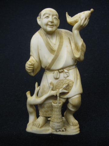 Chinese Carved Ivory Figurine of