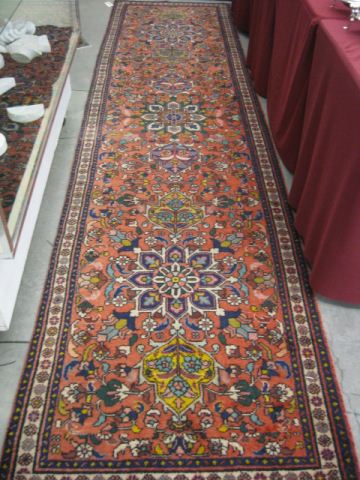 Heriz Persian Handmade Runner geometric 14b029