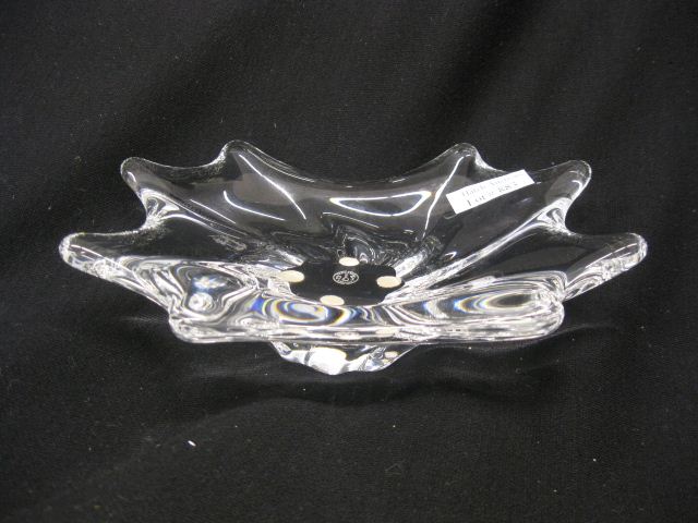 Baccarat Crystal Dish freeform 14b032