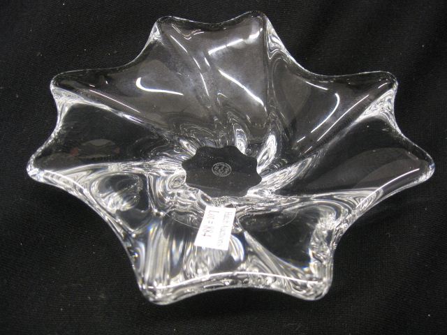 Baccarat Crystal Dish freeform 14b033