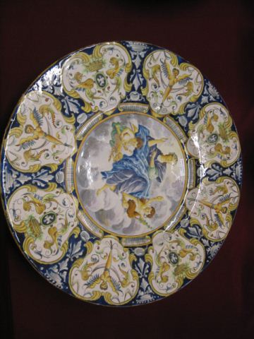 Majolica Faience Pottery Charger