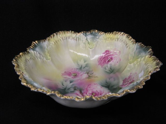 R S Prussia Porcelain Berry Bowl 14b061