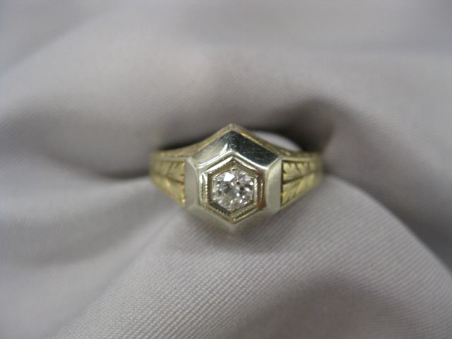 Diamond Ring .20 carat in 14k yellow