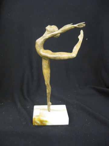 Bronze Sculpture of Ballerina unsigned 14b0ca