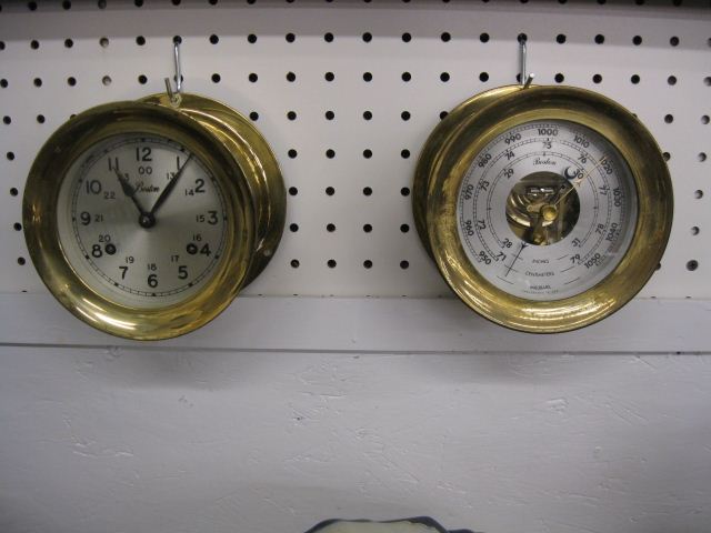 Boston Ships Clock and Companioninstrument