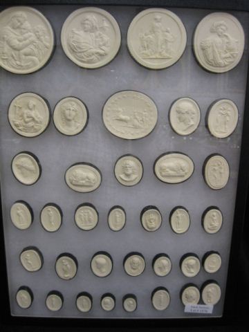 Collection of 36 Grand Tour Plaster 14b11b