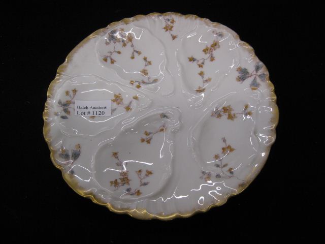 Haviland Limoges Porcelain Oyster Plate