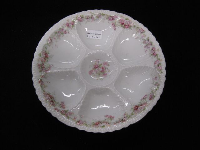 Victorian Porcelain Oyster Plate 14b140