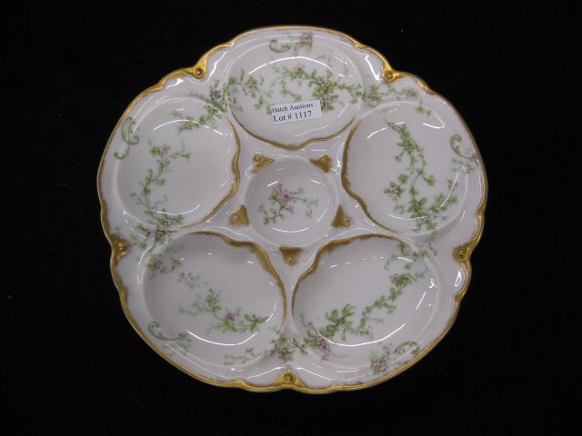 Haviland Limoges Porcelain Oyster Plate