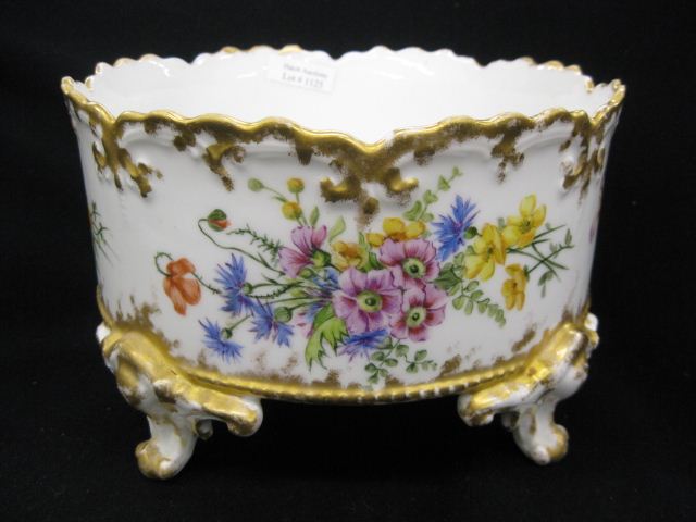 French Handpainted Porcelain Planter 14b144