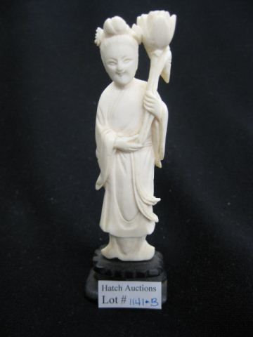 Carved Ivory Figurine of a goddess 14b15d