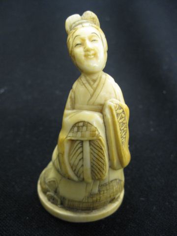 Carved Ivory Figurine of a goddess 14b161