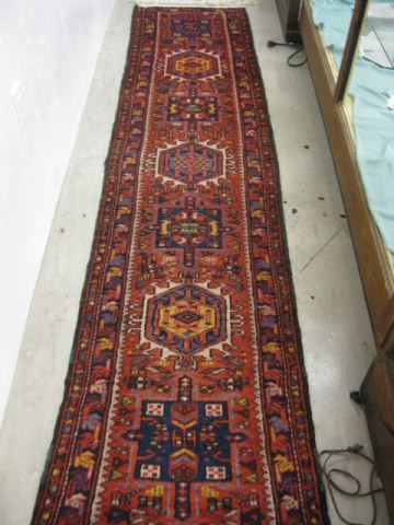 Heriz Persian Handmade Runner geometric 14b19f