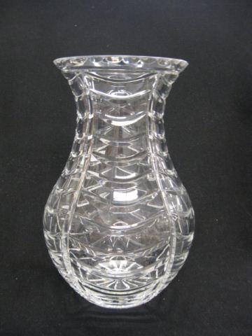 Tiffany Cut Crystal Vase drapery