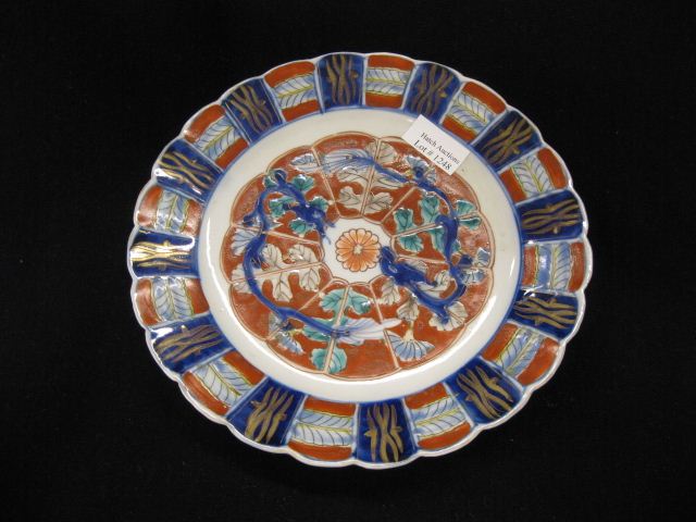 Japanese Imari Porcelain Plate dragons