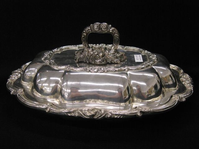 Silverplate Covered Entree Server