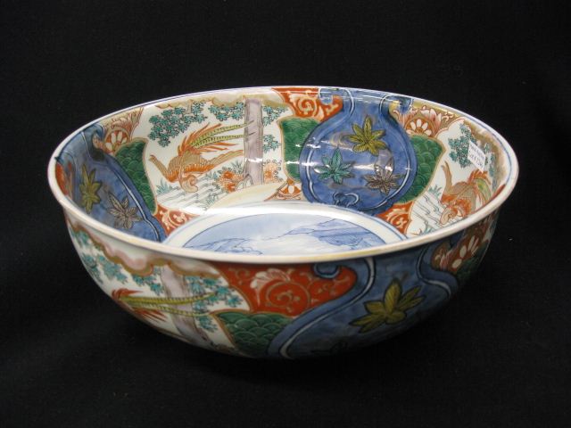 Japanese Imari Porcelain Bowl blue 14b1c9