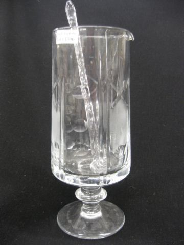 Cut Crystal Martini Pitcher with