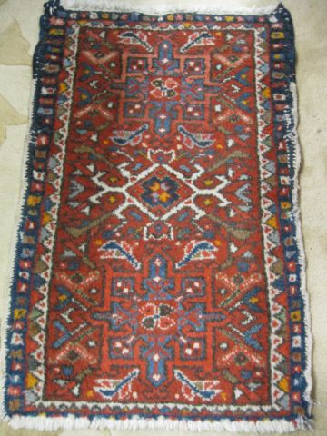 Hamadan Persian Handmade Mat floral 14b1fd