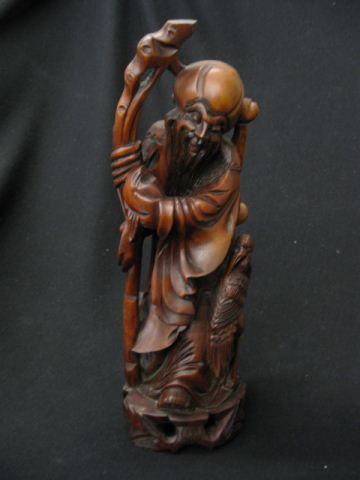 Chinese Carved Rosewood Figurineof 14b1fb
