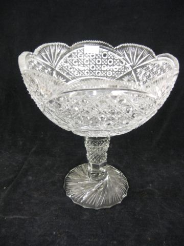 Cut Crystal Centerpiece Compote