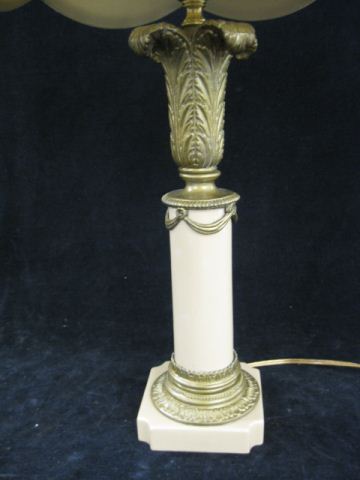Bronzed Porcelain Table Lamp 14b203