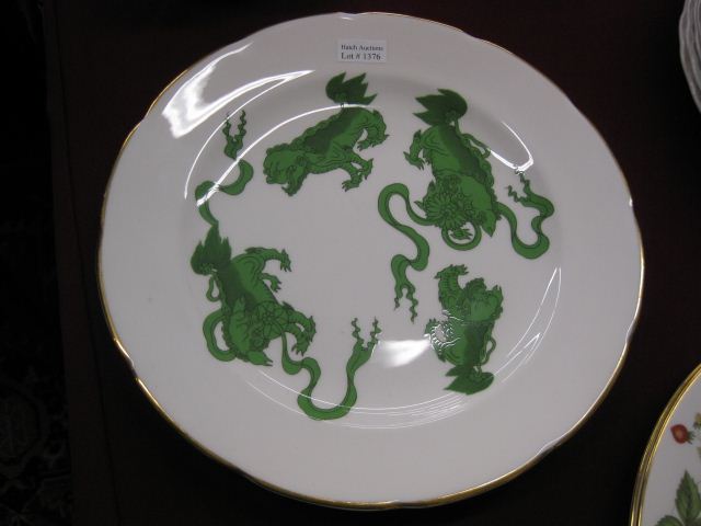 Wedgwood China Plate Green Chinese 14b235