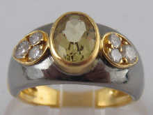 A French hallmarked 18 carat yellow