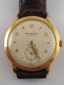 An 18 carat gold gent's automatic