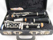 A clarinet in case by Noblet Paris.