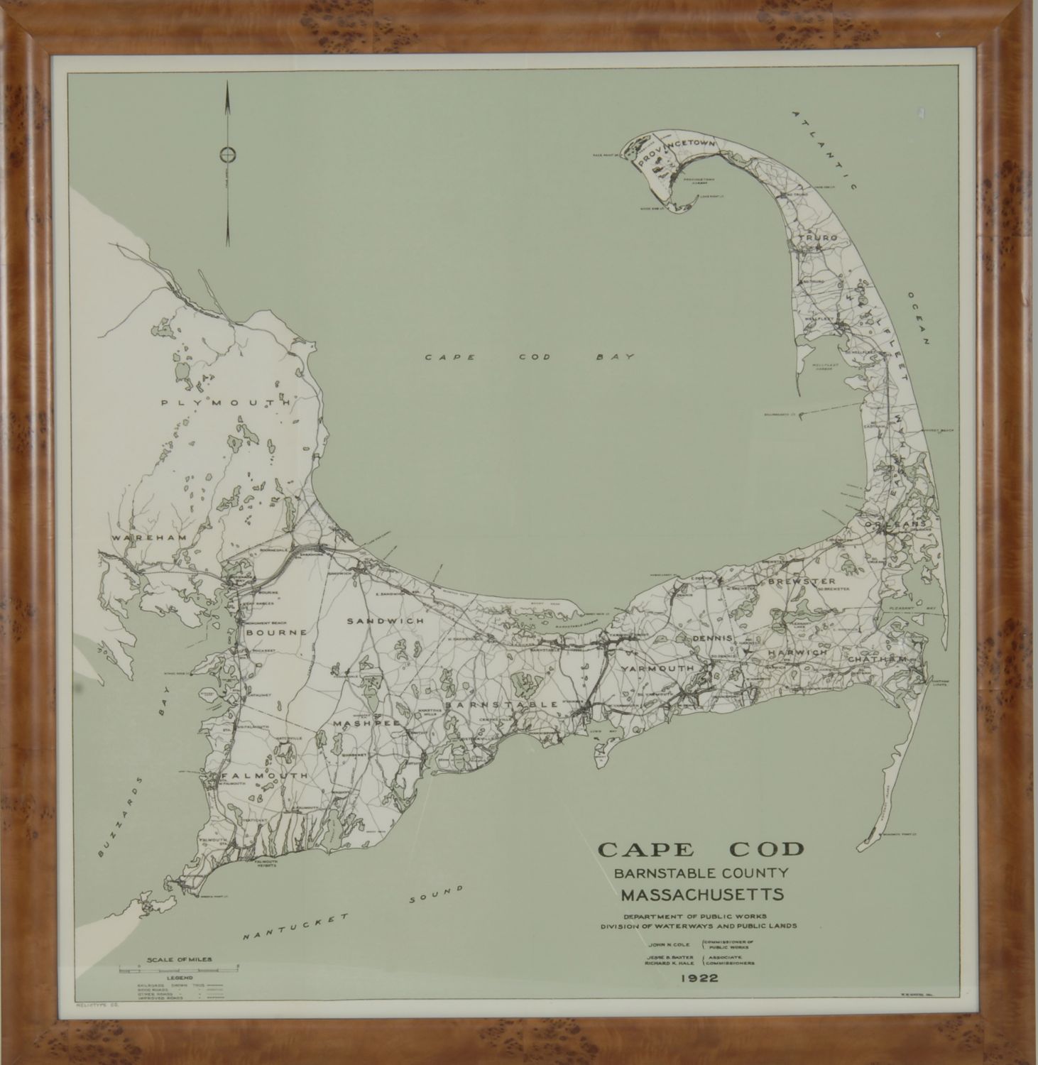 FRAMED MAP OF CAPE CODLater copy 14b3b6