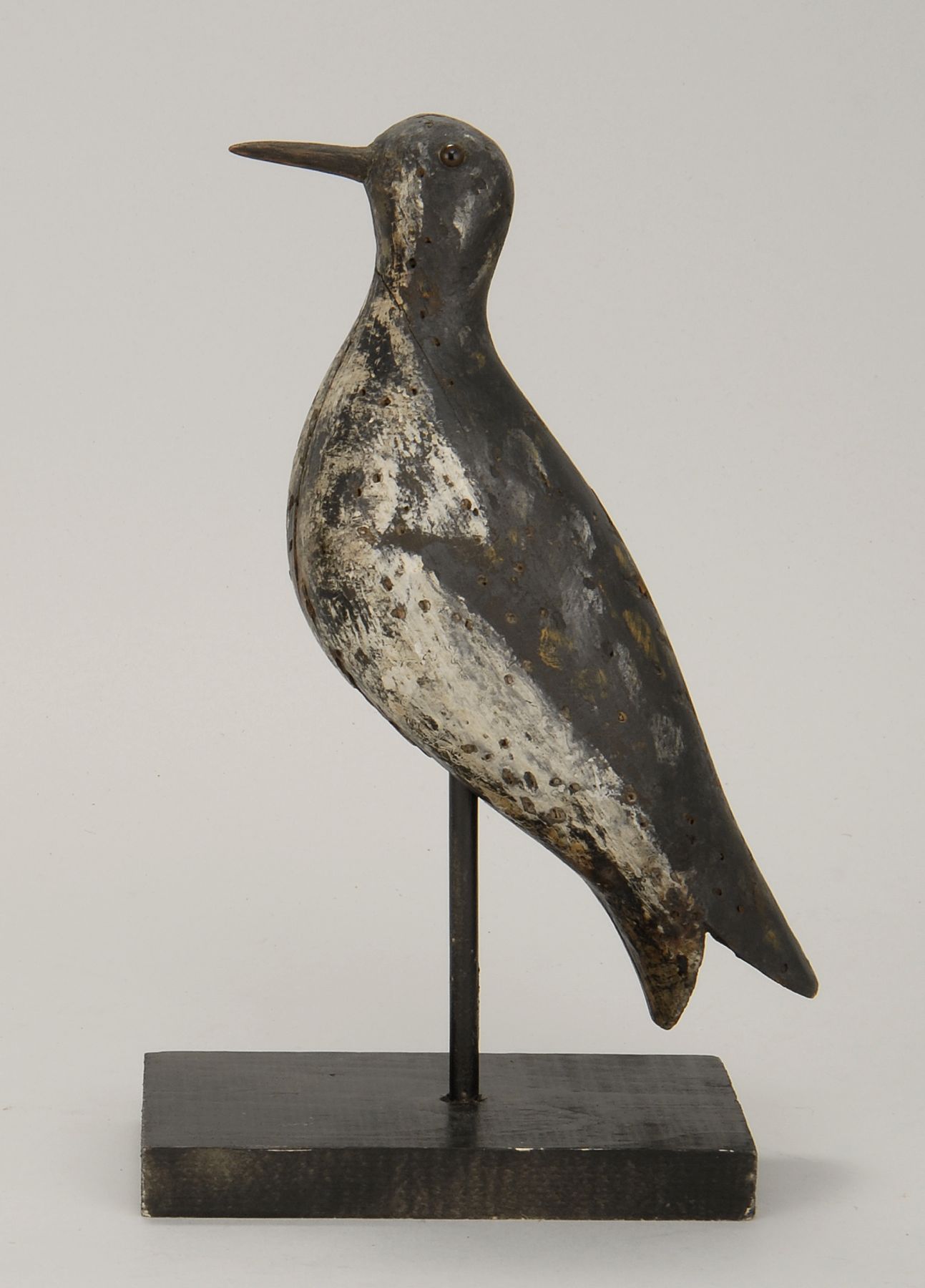 HOLLOW-CARVED PLOVER DECOYFrom