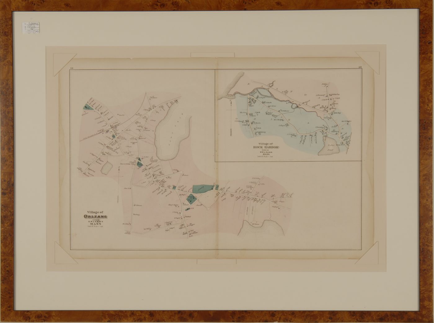 FRAMED MAP FROM A 19TH CENTURY 14b47f