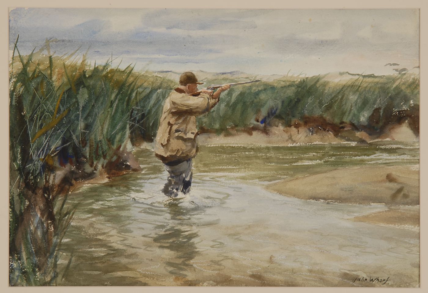 JOHN WHORFAmerican 1903-1959Marsh Hunting.