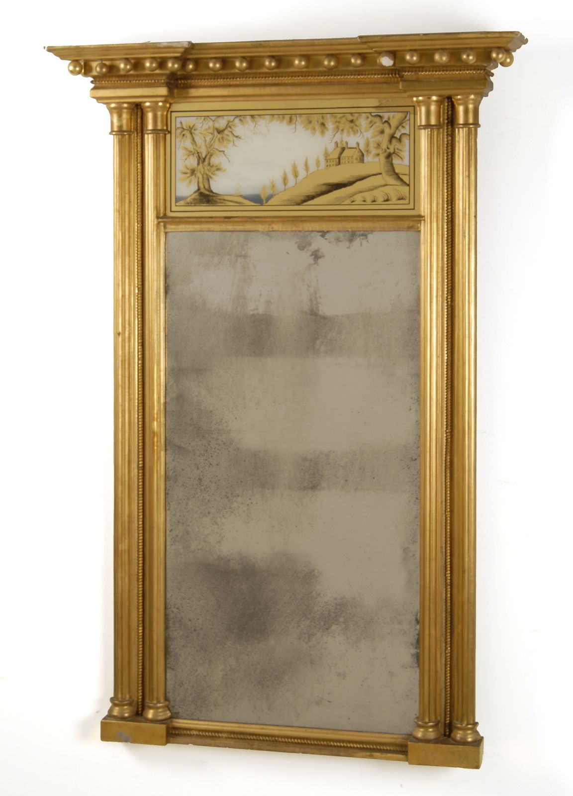 ANTIQUE AMERICAN FEDERAL MIRRORCirca 14b5e2