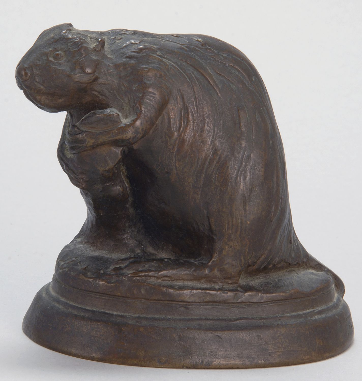 BRONZE FIGURE OF A BEAVEREarly 14b5f1