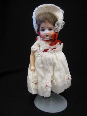 Victorian Bisque Head Girl Doll 14b608