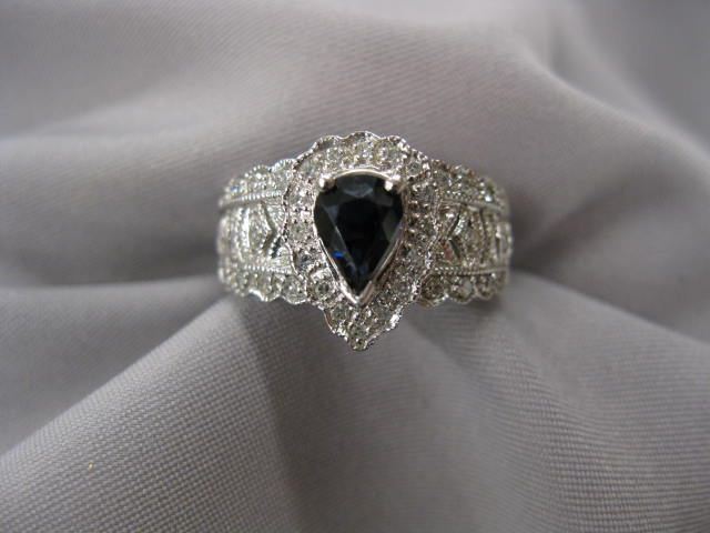 Sapphire & Diamond Ring .65 carat