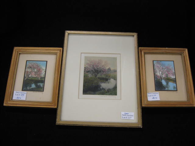 3 Wallace Nutting Miniature Prints 14b68e