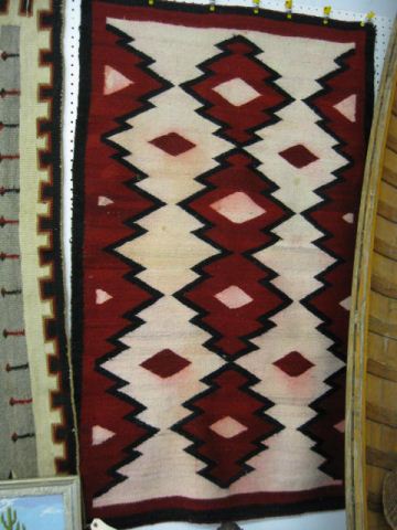 Indian Blanket red black & ivory