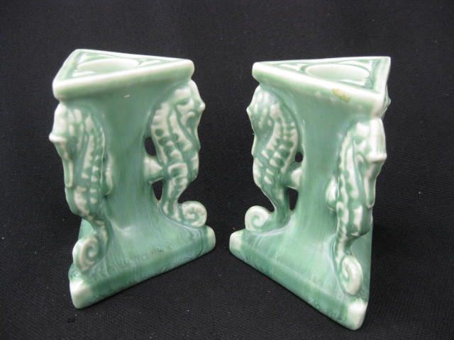 Rookwood Pottery Candlesticks figural