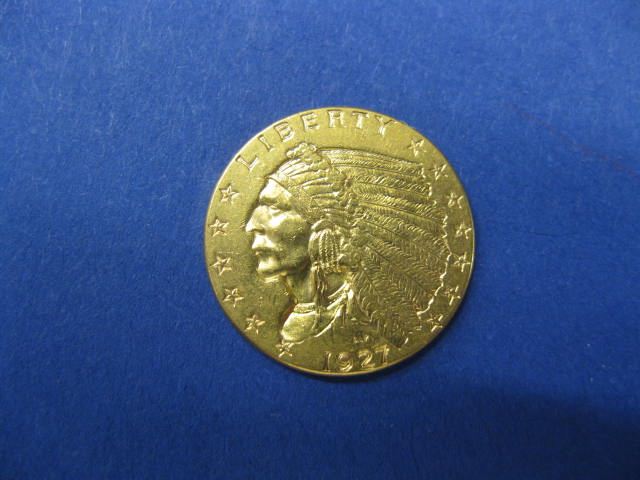 1927 U.S. $2.50 Indian Head Gold