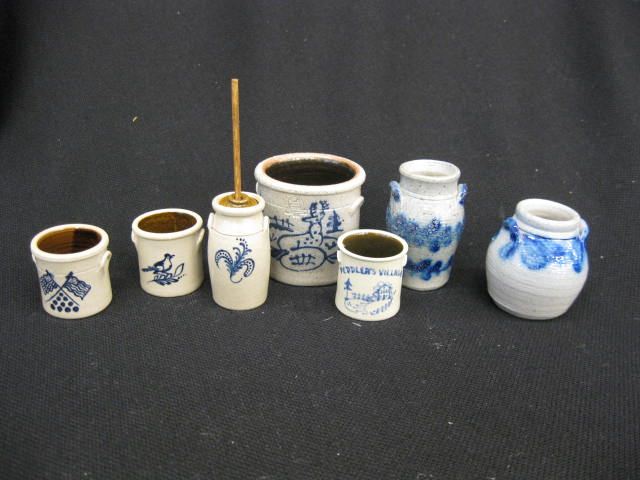 7 Pcs. of Miniature Potteryall artist